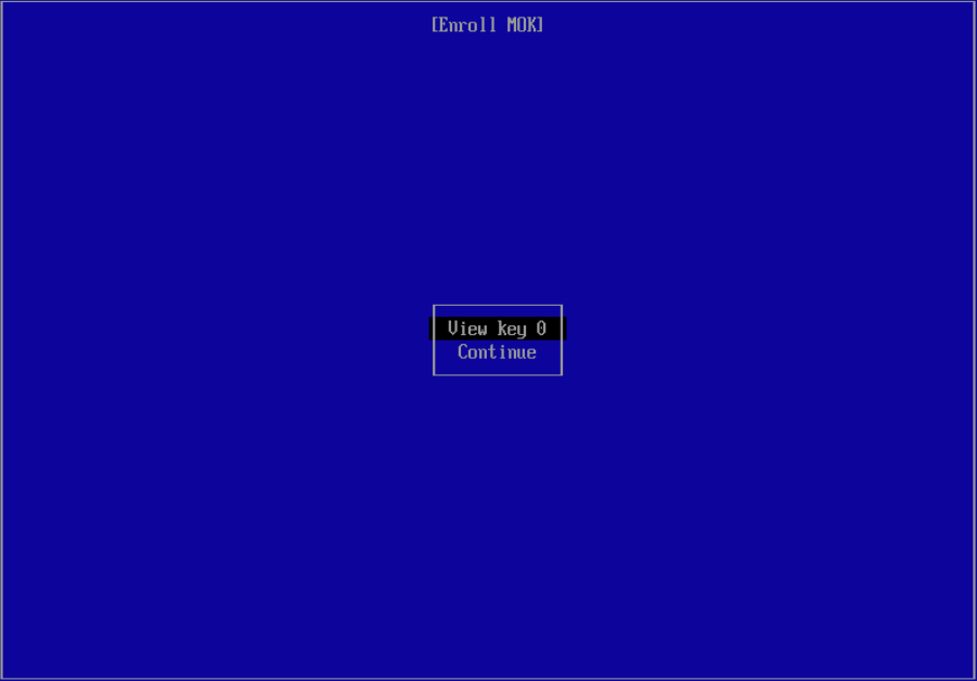 Disable UEFI secure boot