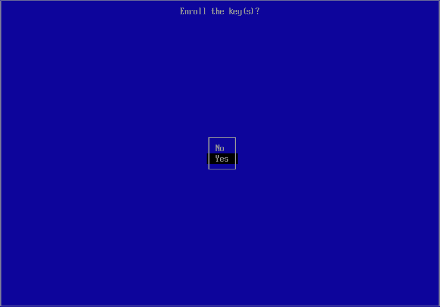 Disable UEFI secure boot