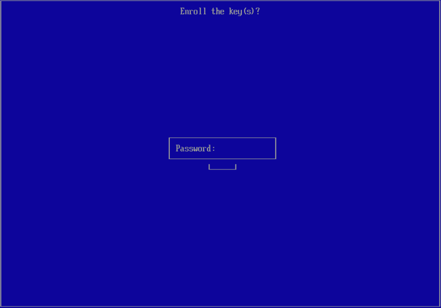 Disable UEFI secure boot